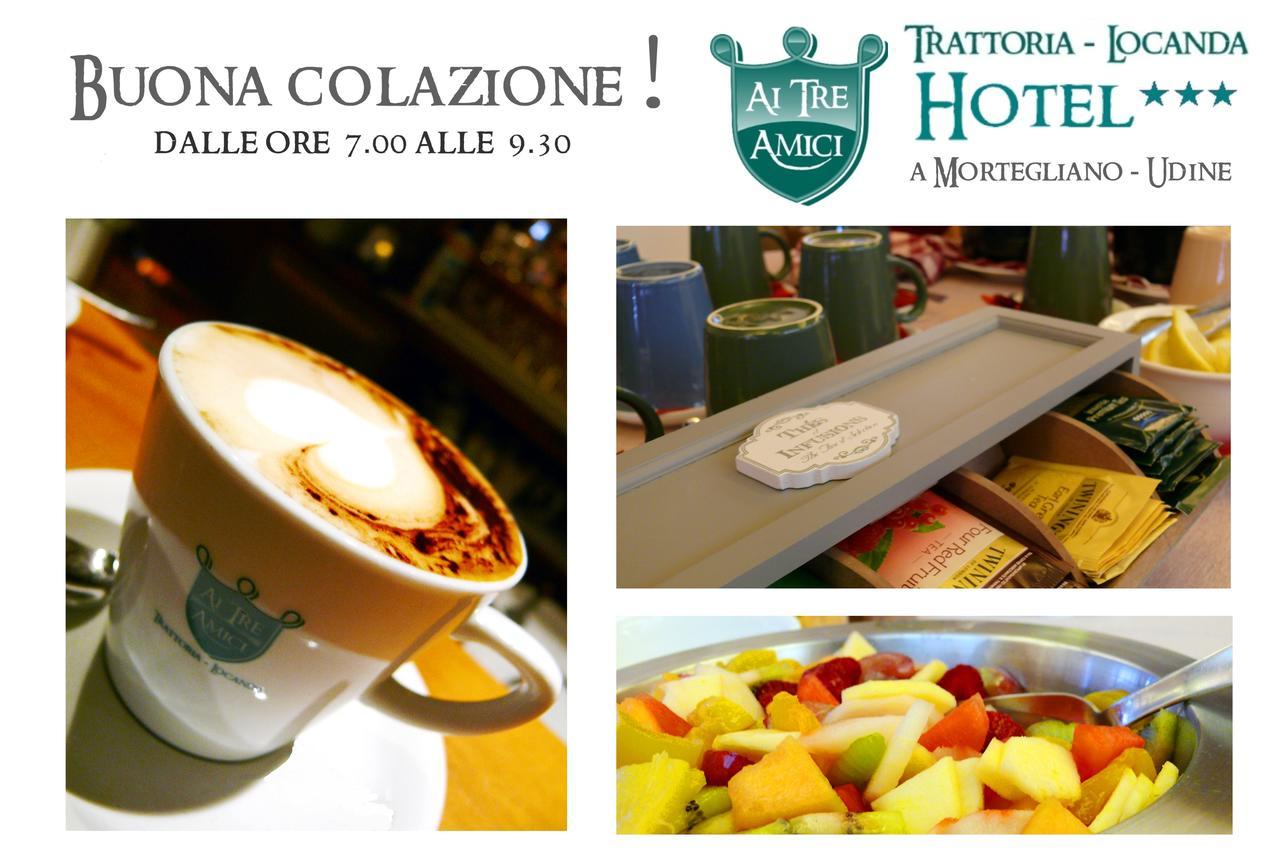 Trattoria Locanda Ai Tre Amici 모르테글리아노 외부 사진